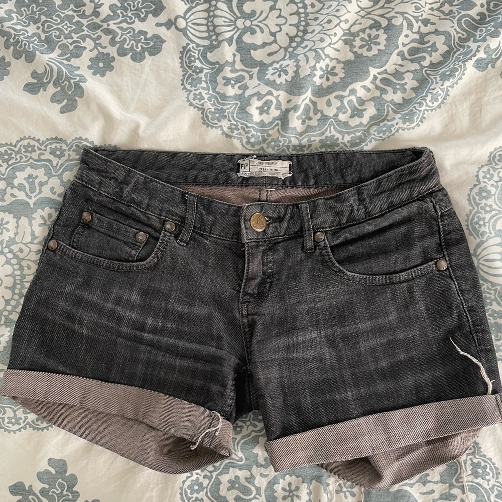 Free people denim shorts